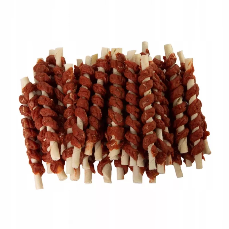 Pieski treningowe pałeczki Hilton Beef & Lamb 500 g — mięsne przekąski treningowe z 40% białka, 2,5% tłuszczu