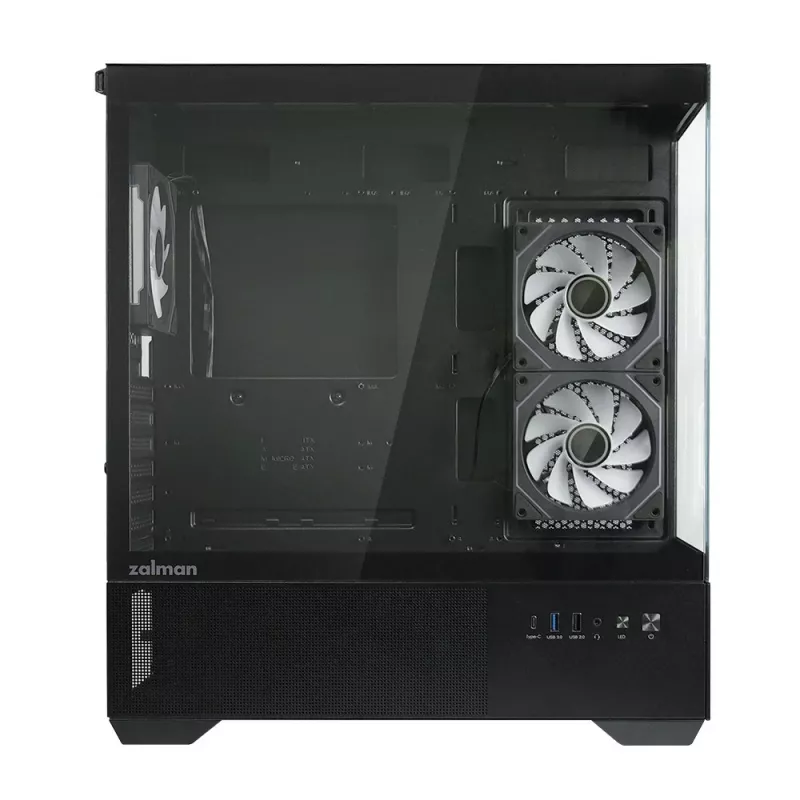 Obudowa PC CHRONIX V2 Mid Tower ARGB wentylator x3 czarna