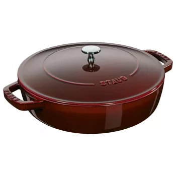 Głęboki rondel z pokrywką Staub - 28 cm Grenadyna