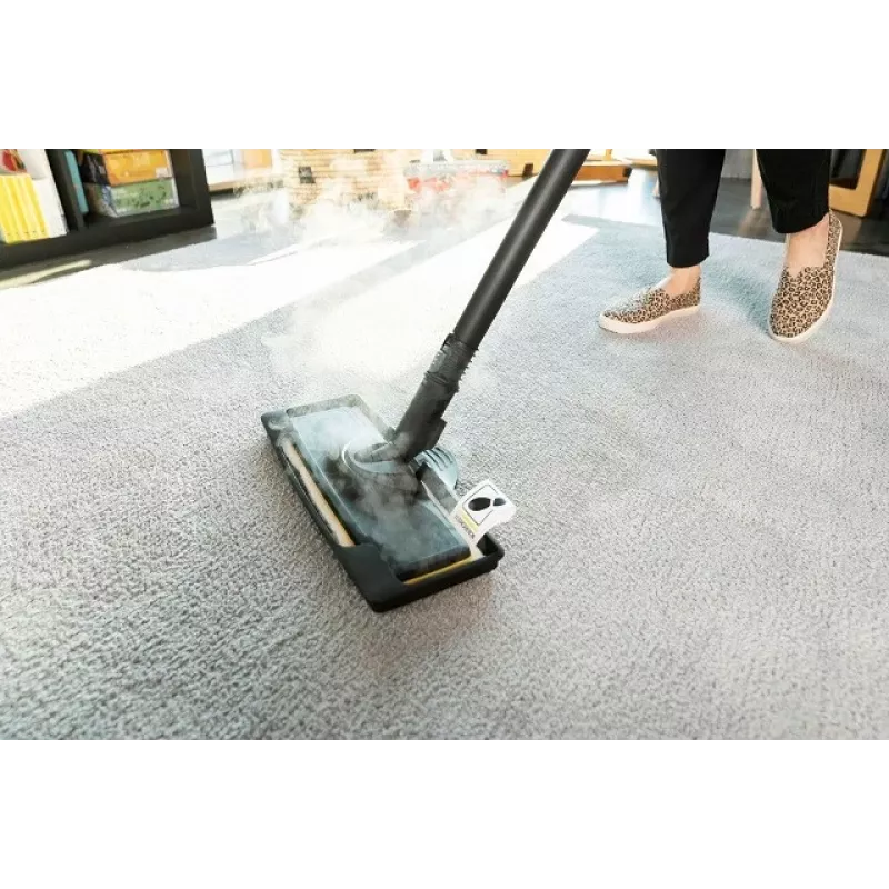 Mop parowy Kärcher SC 3 EasyFix Plus — zbiornik na wodę 1 l, 1900 W, para pod ciśnieniem 3,5 bara, biały