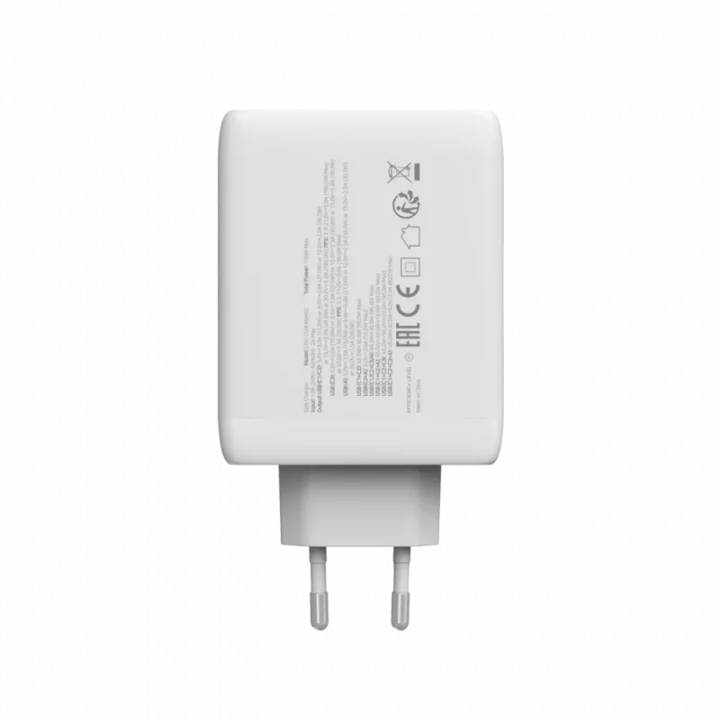 Ładowarka ścienna uniwersalna Canyon 100ACC o dużej prędkości - 2xUSB-C 100W - 1xUSB-C 30W -