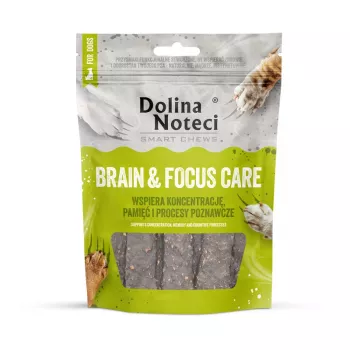 Przysmaki uzupełniające dla psa Dolina Noteci Smart Chews Brain & Focus Care, opakowanie 7 szt. — wsparcie poznawcze dla psów