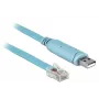 DeLOCK Adapter USB 2.0 Typ-A męski na Szeregowy RS-232 RJ45 męski 2m niebieski
