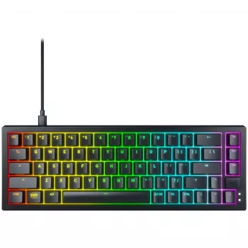 CHERRY K5V2 Klawiatura kompaktowa Gaming USB QWERTY Angielska Czarna 67 klawiszy RGB LED