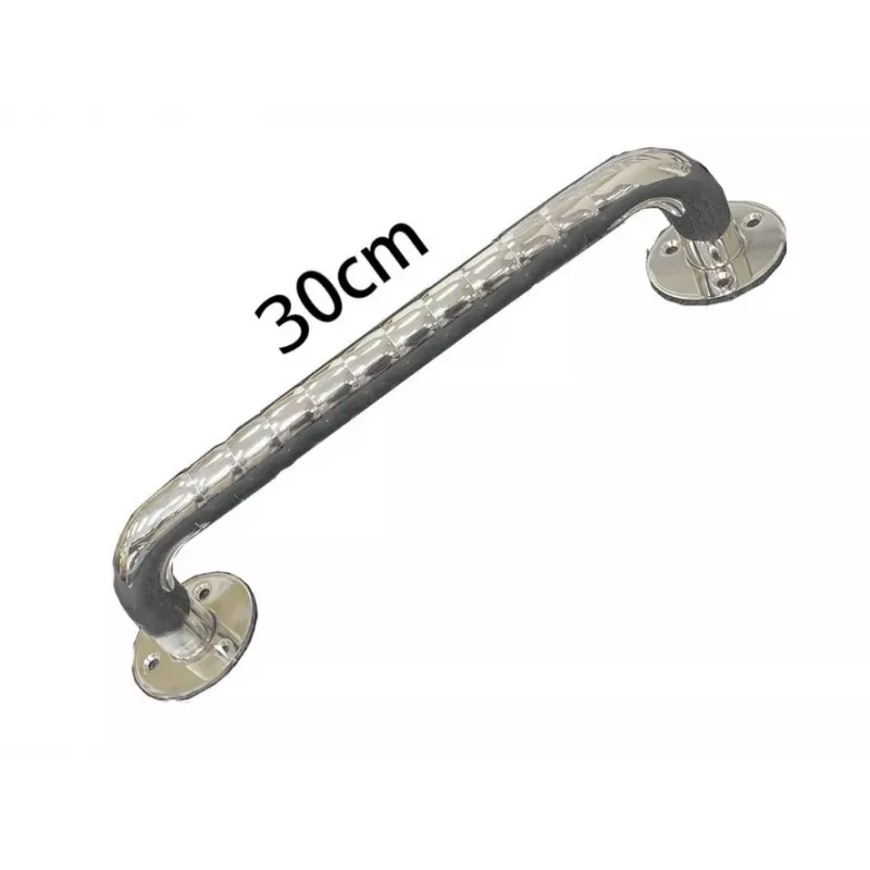 Falista poręcz łazienkowa ze stali nierdzewnej 30 cm