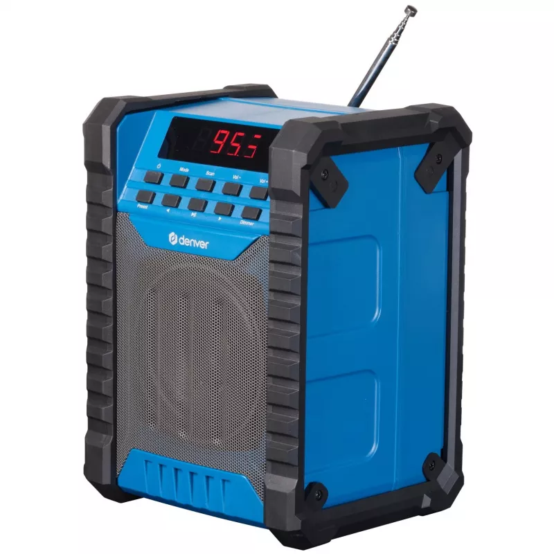 Denver WRB-60 nadajnik FM Bluetooth niebieski, szary