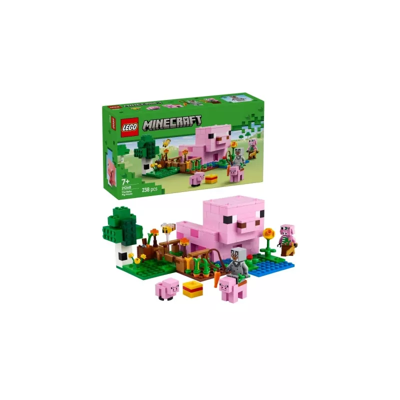LEGO MINECRAFT 21268 Domek Małej Świnki