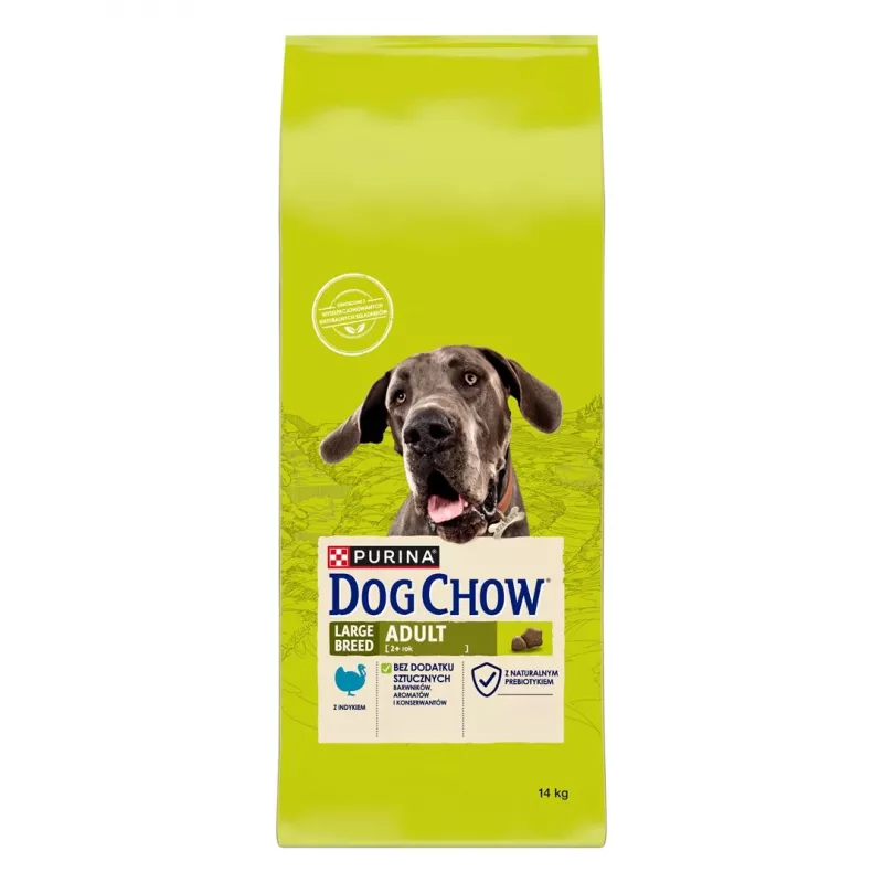 Purina DOG CHOW Large Breed Adult 14 kg z indykiem