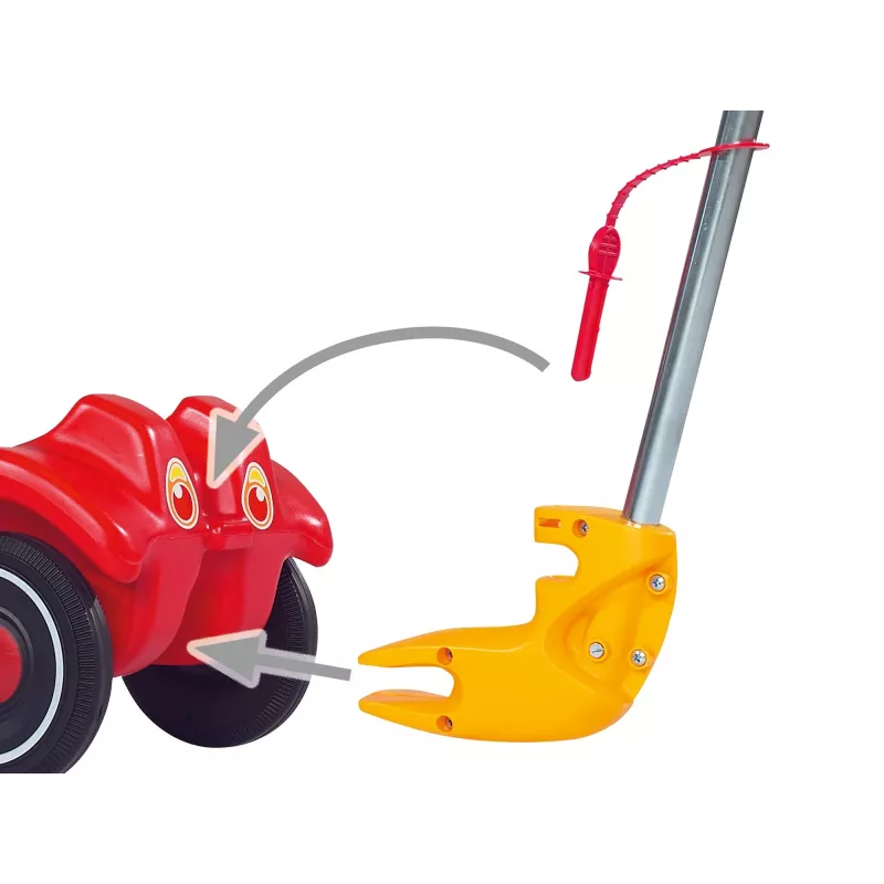 BIG Spielwarenfabrik BIG Schubstange - Metallisch - Gelb