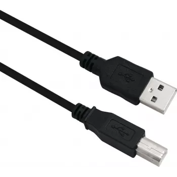 Kabel USB Helos 288306 USB 2.0 3m USB A USB B Czarny