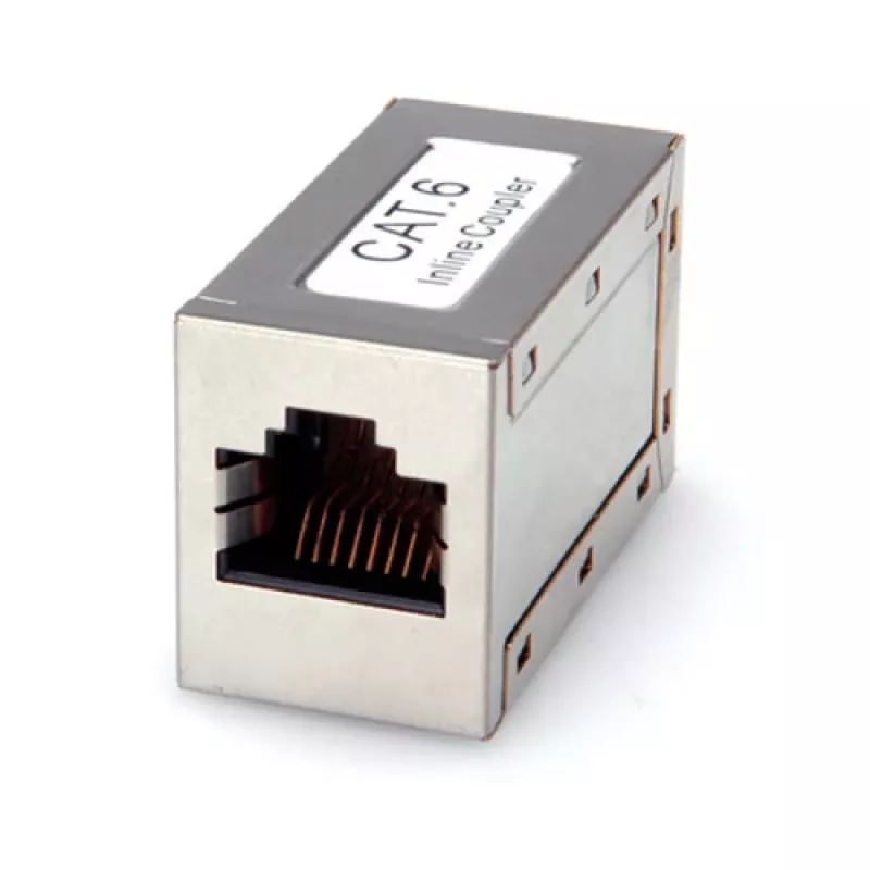 Sprzęgło modułowe ROLINE RJ-45 Kat.6 ekranowane srebrne