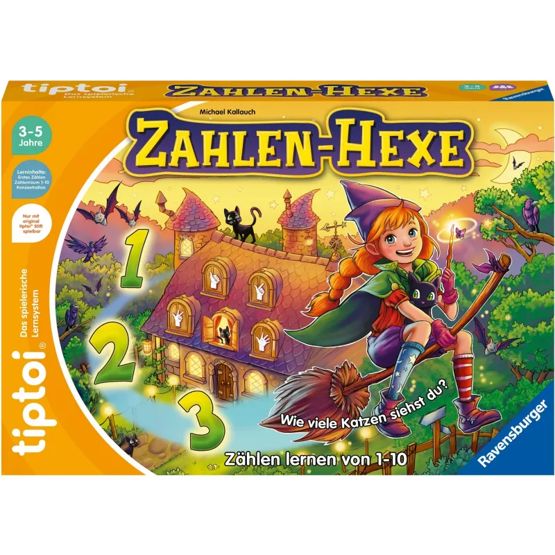 tiptoi Zahlen-Hexe, gra planszowa