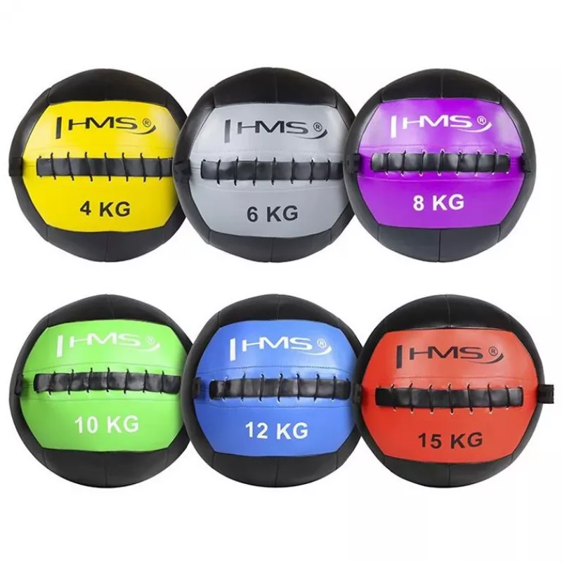HMS Fitness WLB12 piłka lekarska 12 kg Czarny, Niebieski