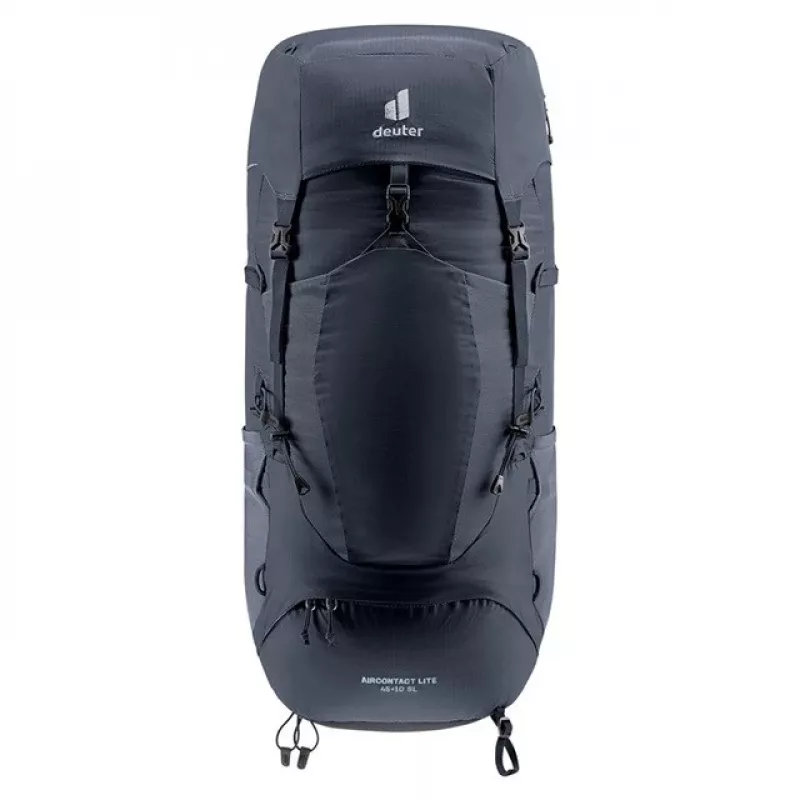 Damski plecak turystyczny Deuter Aircontact Lite 45+10 SL, czarny