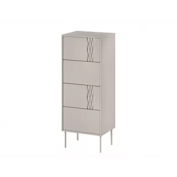 Cama 4S TRESSE komoda 50x40x125 kaszmir matowy