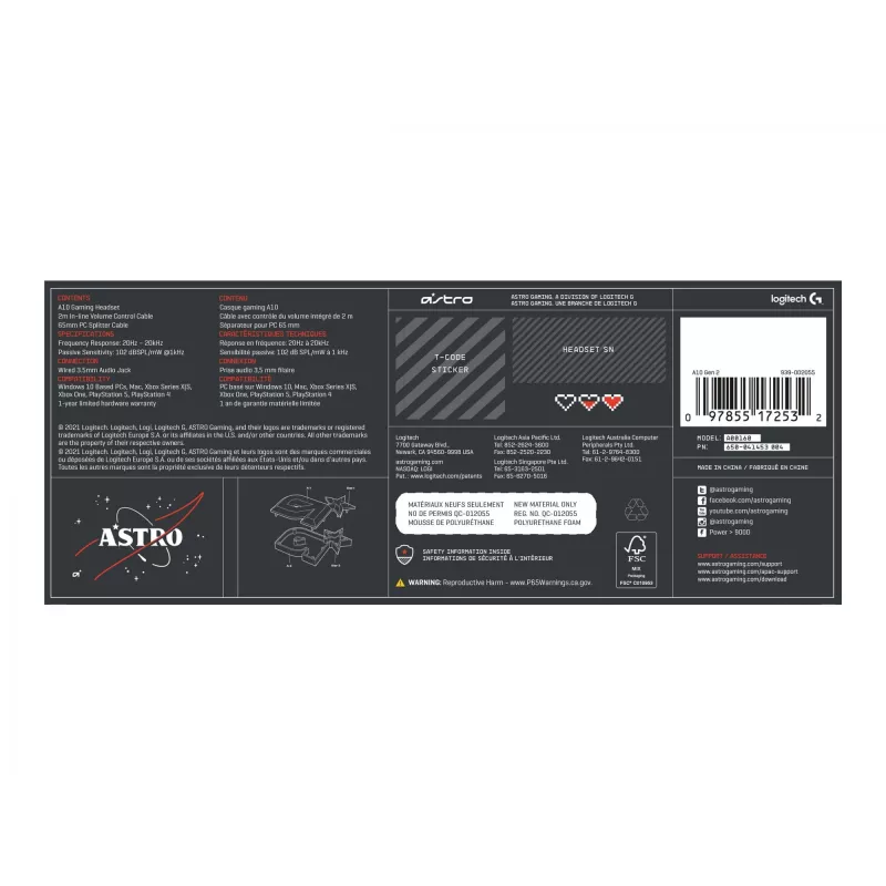 Zestaw słuchawkowy ASTRO Gaming A10