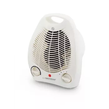 Grzejnik elektryczny ESPERANZA EHH011 1000/2000 W, biały, regulowany termostat, sterowanie pokrętłem