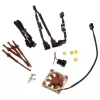 Wentylator Noctua NF-A4x10 PWM 40x10 mm, 12 V, PWM, 1000–5000 RPM, 8.9 m³/h, łożysko SSO, czerwono-beżowy