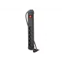 Listwa zasilająca LANBERG SP1 1,5m — 5x gniazd PL, Czarna