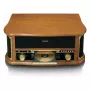 Belt-drive audio turntable Lenco TCD-2551WD Wood — Bluetooth, CD, kaseta, AM/FM, kodowanie USB, 33/45/78 obr./min