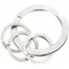 Brelok TROIKA NAIL GUARD Srebrny Stal nierdzewna Wysokość 6 mm Średnica 3,5 cm