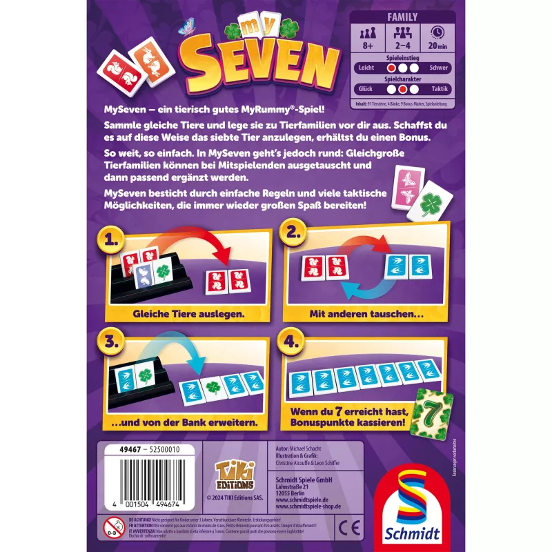 MySeven, Gra Planszowa