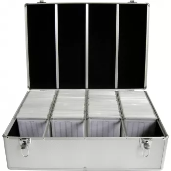 Pudełko na płyty MediaRange BOX78 na 1000 płyt, srebrne