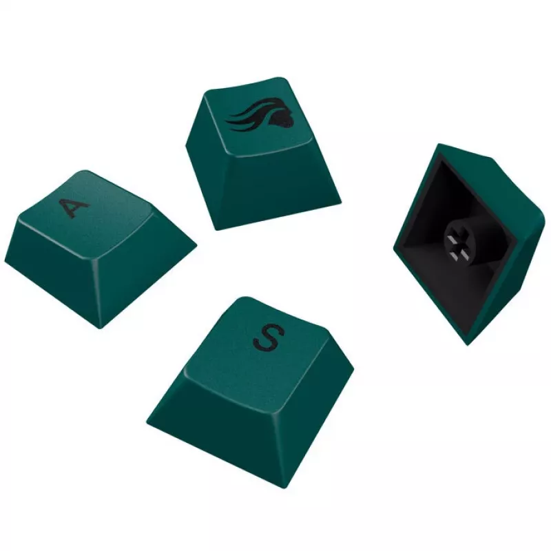 Zestaw keycapów PBT z nadrukiem sublimacyjnym GLORIOUS GPBT Basics — układ ANSI, kolor TGRN