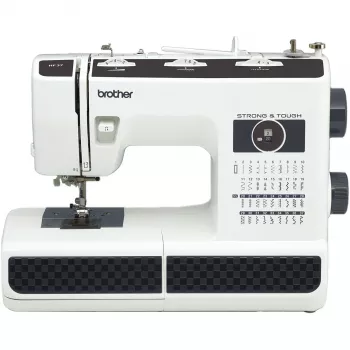 Półautomatyczna maszyna do szycia Brother HF37 Elektromechaniczna Czarno-Biała