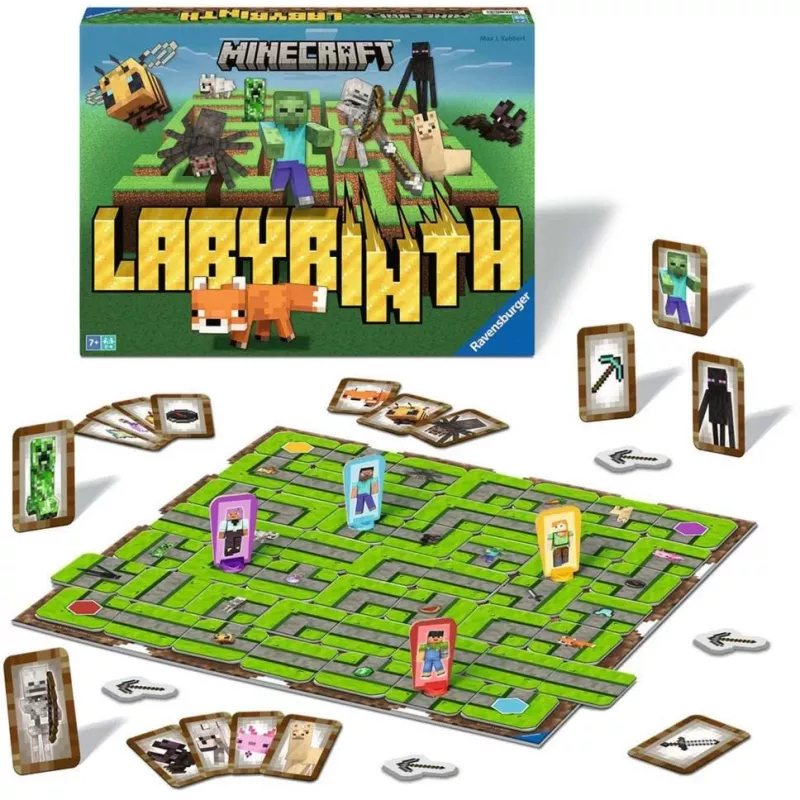 Minecraft Labyrinth, gra planszowa