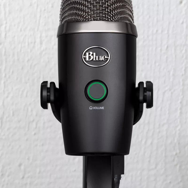 Logitech Yeti Nano, mikrofon biurkowy, 20 - 20000 Hz, 0,5%, 24 bity, 48 kHz, 4,5 mV/Pa
