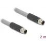 DeLOCK kabel czujnika/aktuatora 2 m RST M12 szary 80533