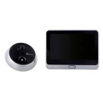 System wideodomofonowy EZVIZ DP2C 2 MP 10,9 cm (4,3 inch) Srebrny