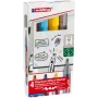 Flipchart marker Edding 385 1,0–5,0 mm różnokolorowe, zestaw 4 szt.