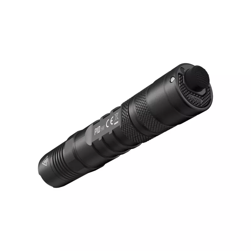 Latarka taktyczna Nitecore P10 V2 — 1000 lm, wodoszczelność IP68, odporność na wstrząsy, 95 g, kompatybilna z akumulatorami 18650/CR123