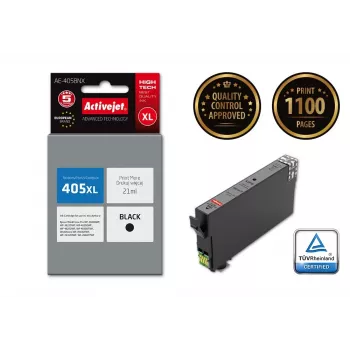 Tusz Activejet AE-405BNX (zamiennik do Epson 405XL C13T05H14010; Supreme; 21 ml; czarny)