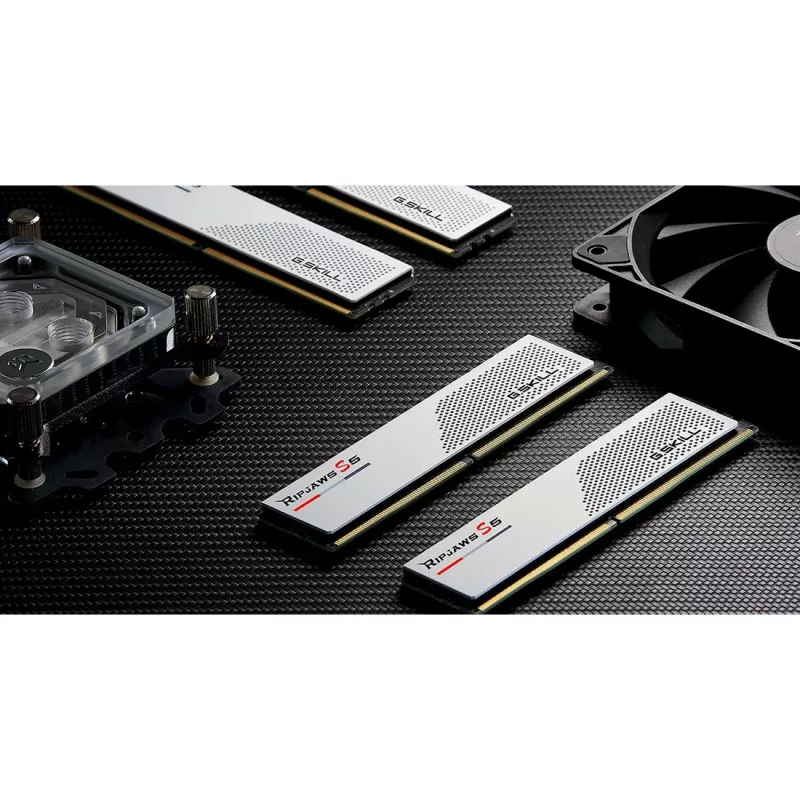 DIMM 32 GB DDR5-6000 (2x 16 GB) Dual-Kit, Arbeitsspeicher weiß, F5-6000J3040F16GX2-RS5W, Ripjaws S5, INTEL XMP