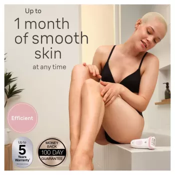 Braun Silk-epil 7 SE7-060 epilator, 40 pęset, różowy/biały