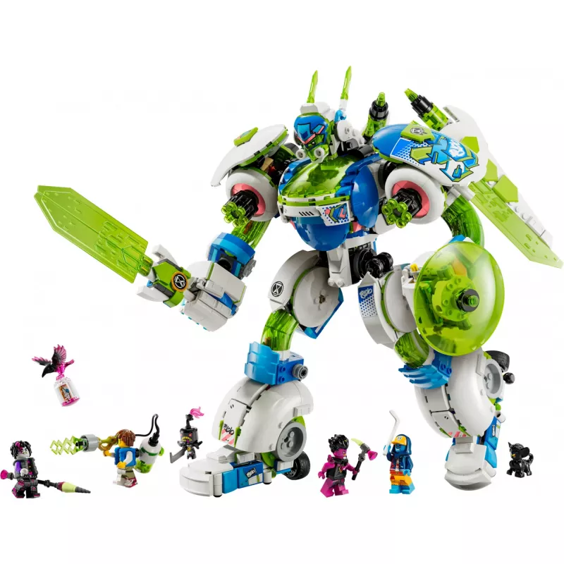 Zestaw konstrukcyjny LEGO Mateo i Z-Blob Rycerski Mech 71485 — minifigurka i mech do zbudowania