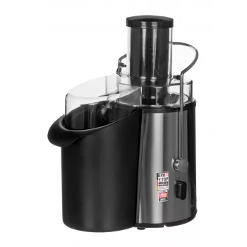 Sokowirówka CLATRONIC AE 3532 1000 W, obudowa ze stali nierdzewnej, pojemnik na miąższ 2 L, 2 prędkości, funkcja antykroplowa