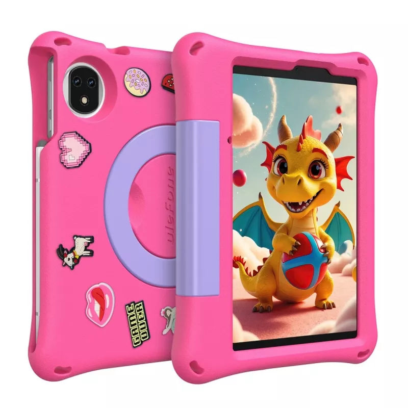 Tablet UleFone Tab A9 Pro Kids — 4 GB RAM, 128 GB pamięci, LTE, różowy