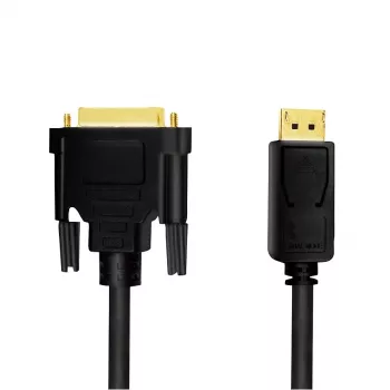 adapter kablowya wideo LogiLink CV0131 2 m DisplayPort DVI Czarny