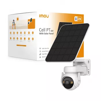 Imou Cell PT Solar Kit kopułkowa kamera bezpieczeństwa IP Outdoor 2304 x 1296 pikseli Ściana