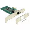 DeLock Karta PCI Express > 1 x Gigabit LAN - Karta sieciowa - PCIe 2.1 Low-Profile - Gigabit Ethernet