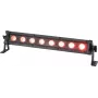 LED T-Bar EUROLITE 51914098 8 QCL IP rated lighting bar, 8 QCL LEDs, weather-protected