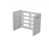 Naścienny rack 19 cali LANBERG 8U, głębokość 497×400/240 mm, szary
