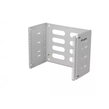 Naścienny rack 19 cali LANBERG 8U, głębokość 497×400/240 mm, szary