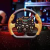 Kierownica do symulatora wyścigowego Asetek SimSports GT Rim Closed D skóra pomarańczowa