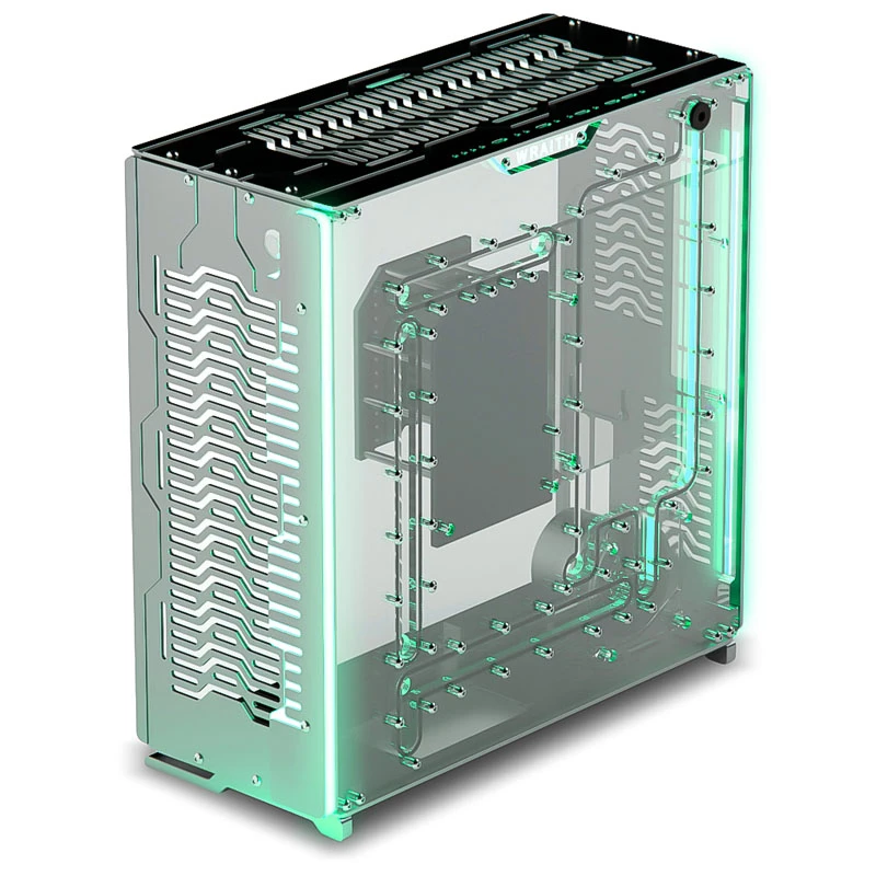 Singularity Computers Wraith ITX/DTX obudowa PC, srebrna