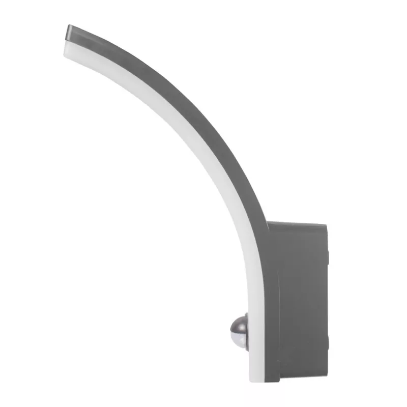 Lampa ścienna LED MACLEAN MCE512 GR z czujnikiem ruchu, energooszczędna oprawa LED